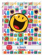 Smiley Be Happy kockás füzet, A5/27-32 - Herlitz 