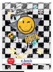 Smiley Rock kockás füzet, A5 - Herlitz 