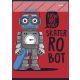 Robot Red kockás füzet, A5/27-32