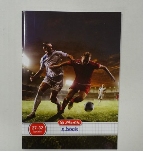 Herlitz Sport kockás füzet, Foci-fiúk, A5/27-32  (1 db)