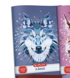 Herlitz Leckefüzet,  Wild Animals - Farkas, A5, 44 lapos 