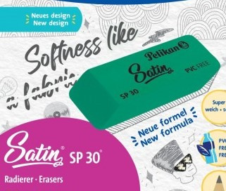 SP30 Satin Radír, zöld 