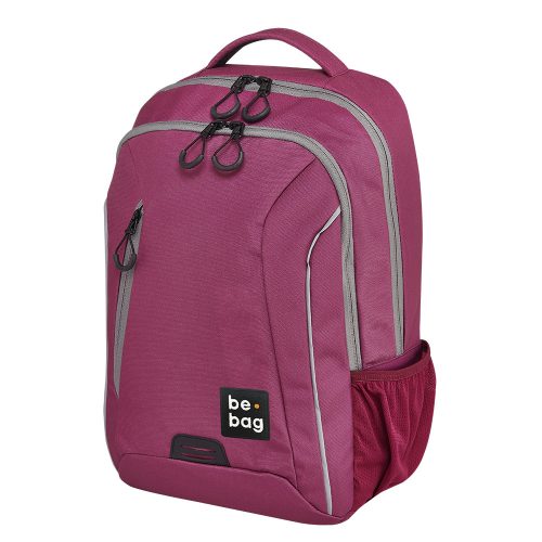 Herlitz be.bag be.urban iskolai hátizsák, Berry & grey (18 liter)