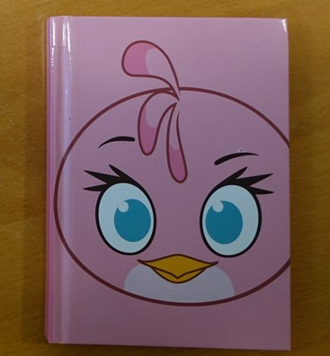 Keményfedeles notesz, Angry birds Pink (A6)