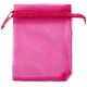 Organza tasak, 7x9 cm, Pink (5 db)